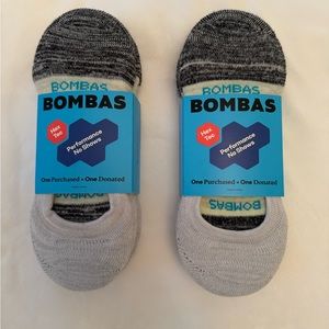 Bombas Women’s Performance Cushioned No Show Sock TWO 3-Pack Size M